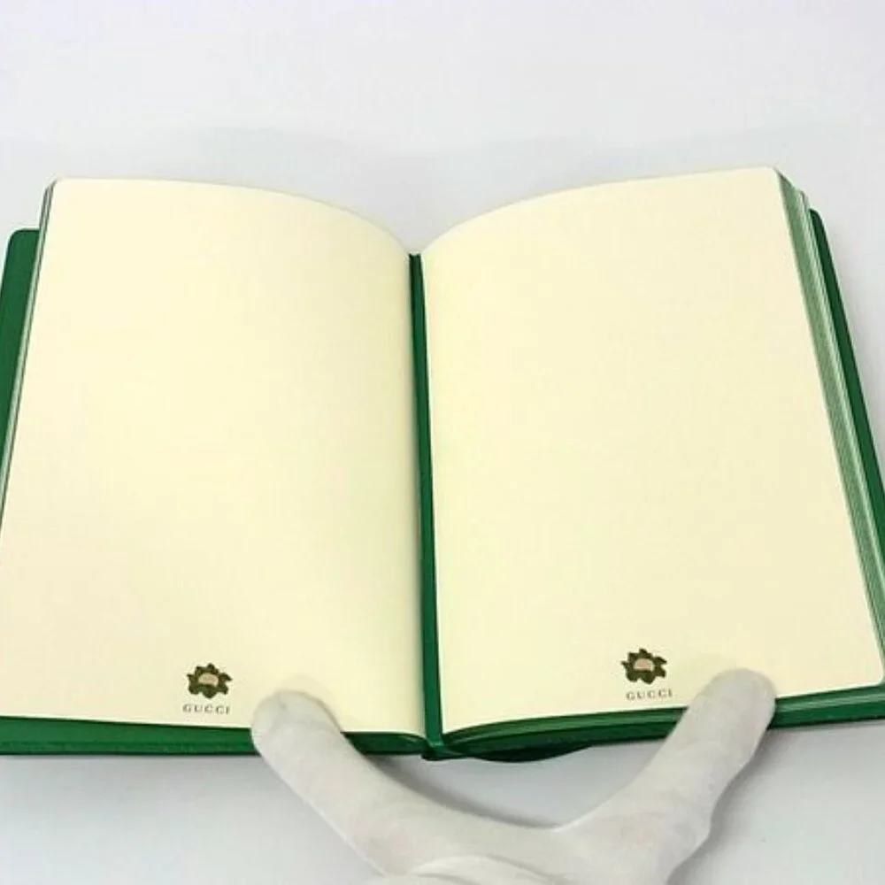 Gucci GG Supreme Floral Flower Notebook Stationery Brown Bp2397